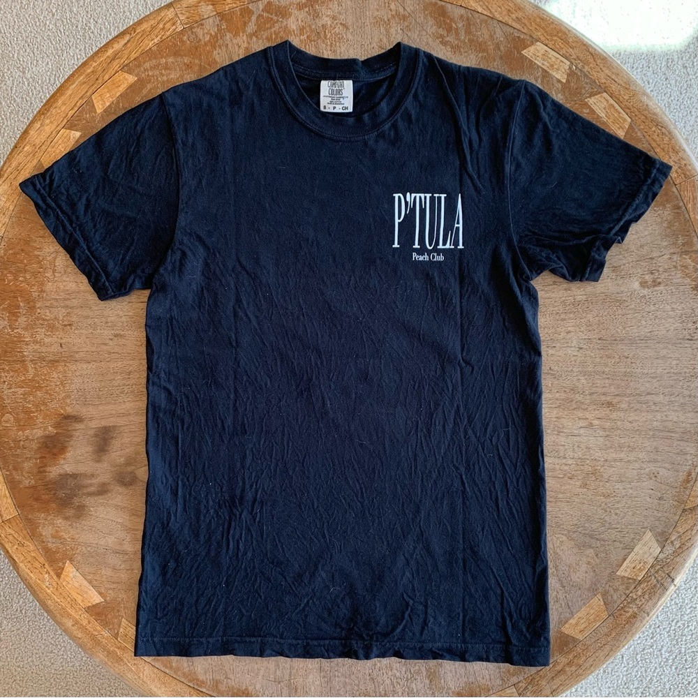P’tula Peach Club Tee - Picture 2 of 3